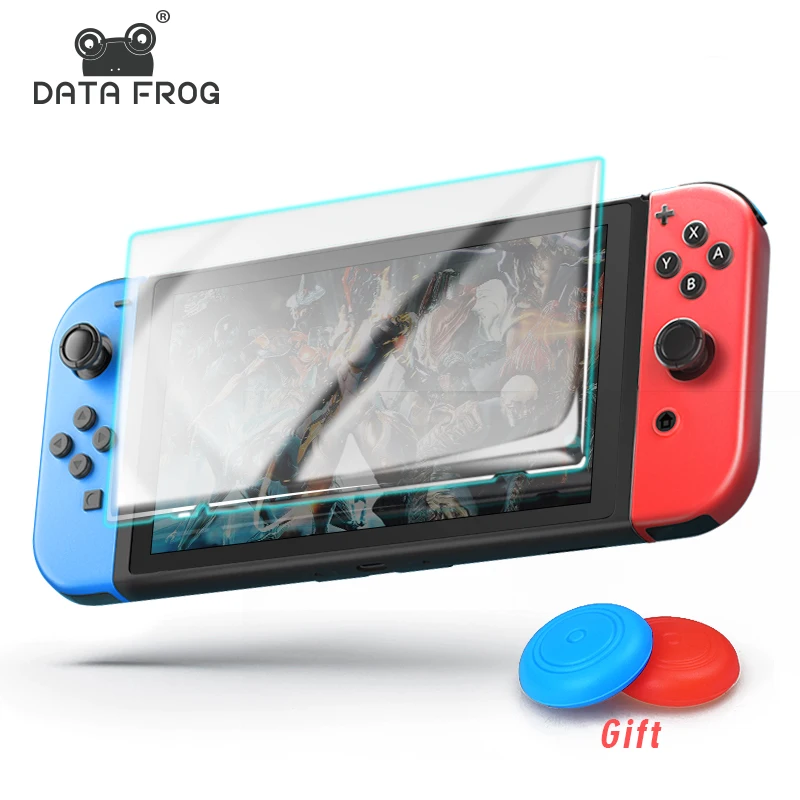2 упаковки 9H закаленное стекло для защиты экрана Nintendo Switch Защитная пленка NS аксессуары