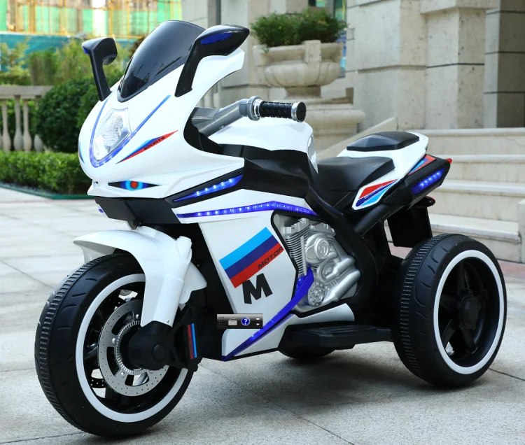 2020 funny design kids ride on toys colorful plastic 12V electric kids motorcycle