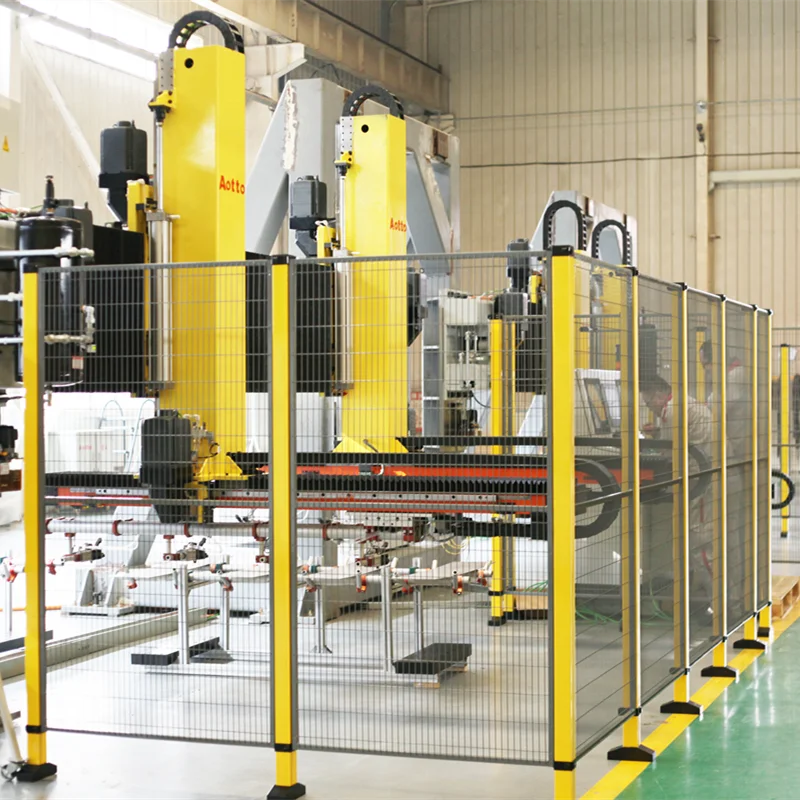 Security Guarding Industrial Fence 500*2000mm Machine Protect Fence Panel Wholesales Black Welded Wire Fence Mesh Panel