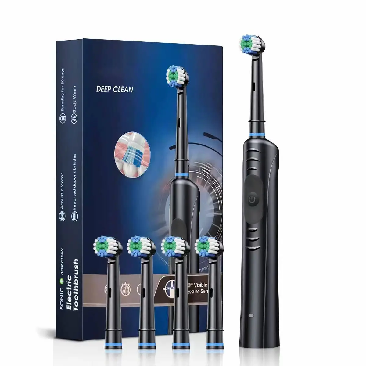Wholesaler good price OEM Rotating Customized Adult Smart Soft Bristle Sonic Electric Toothbrush Rechargeable