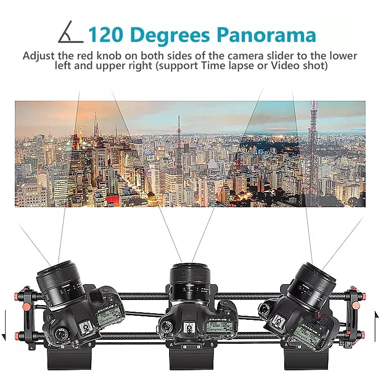 LT-Cam 100cm Electric Slider DSLR Camera Slider Shooting Stabilizer Rail For Video Photography Dolly Track Slider