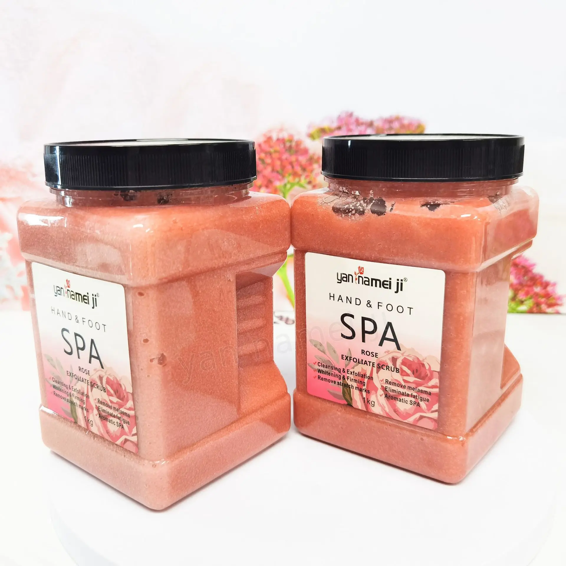 Frosted Bath Salt Hand And Foot Scrub Exfoliating Brightening And Moisturizing Salt For Body