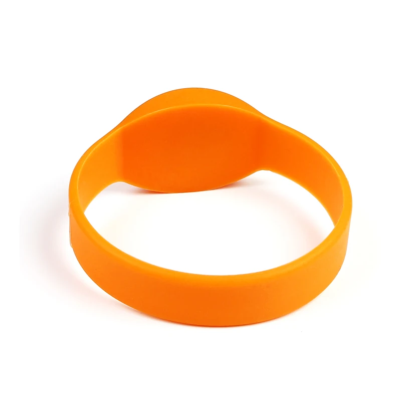 OP002 Wholesale Customized NFC Bracelet 13.56mhz RFID Silicone Wristband for Event