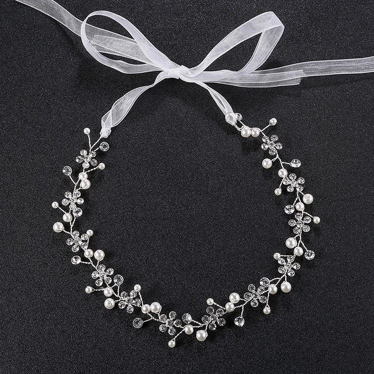 New Arrival Beauty Handmade Headpieces Hair Vine Crystal Bridal Beads Crown Headbands Wedding Jewely Party Return Gifts