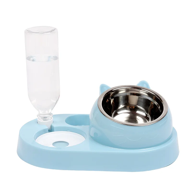 
2021 High quality stainless steel pet dog feeder automatic pet feeder 