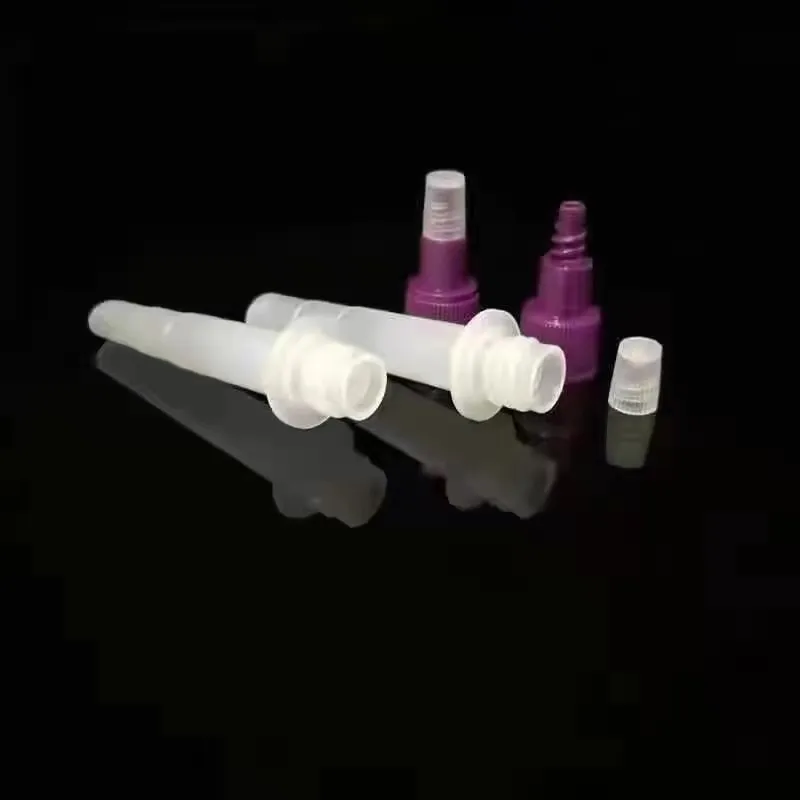 Disposable plastic dna extraction tube rapid test buffer tubes