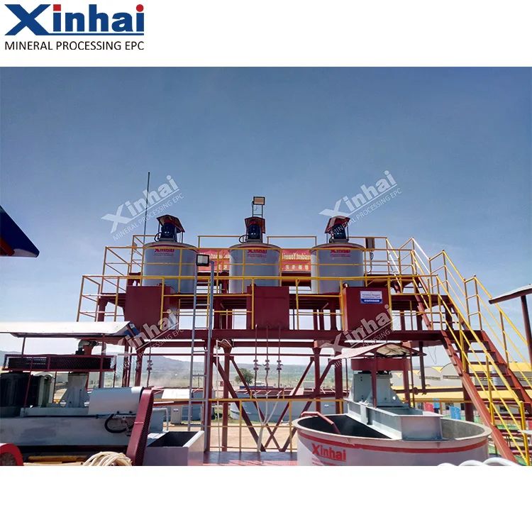 China Xinhai Gold Ore Production Process Flow Chart