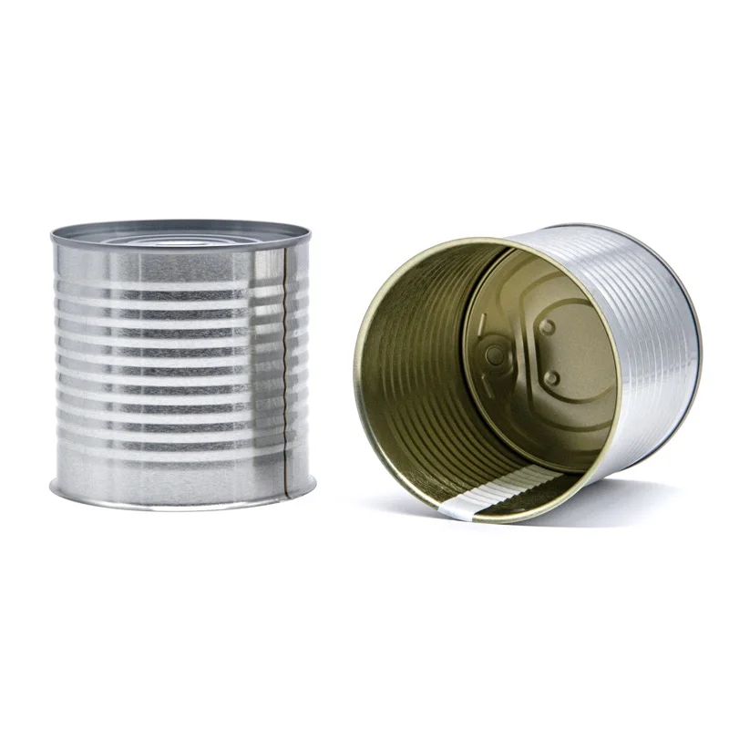 883# Round 3 Piece Can Empty Tin Can for Food Packaging