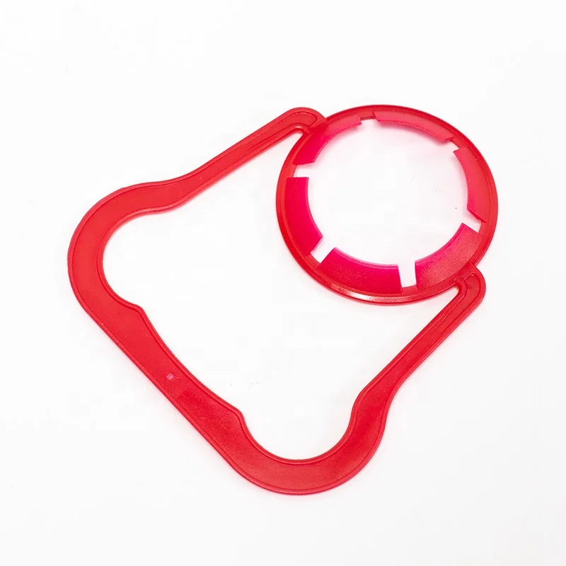 30mm beverage bottle single carry buckle red plastic carry handle bottle mineral water beverage carry buckle