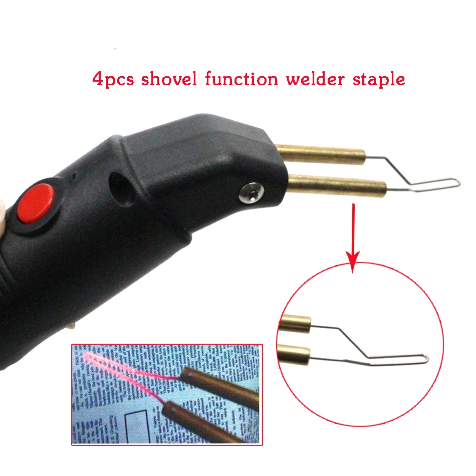 Hot Stapler Plastic Car Bumper Repair Kit Bodywork Fender Fairing Welder Gun Professional Welding Repairing Welding Machine