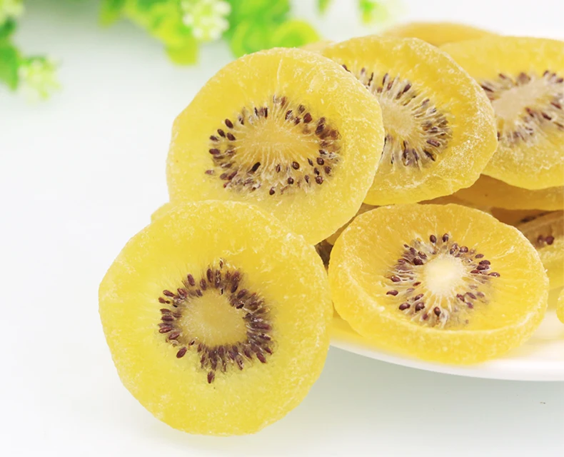 Competitive price yellow color dried kiwi additive free dried golden kiwi from factory