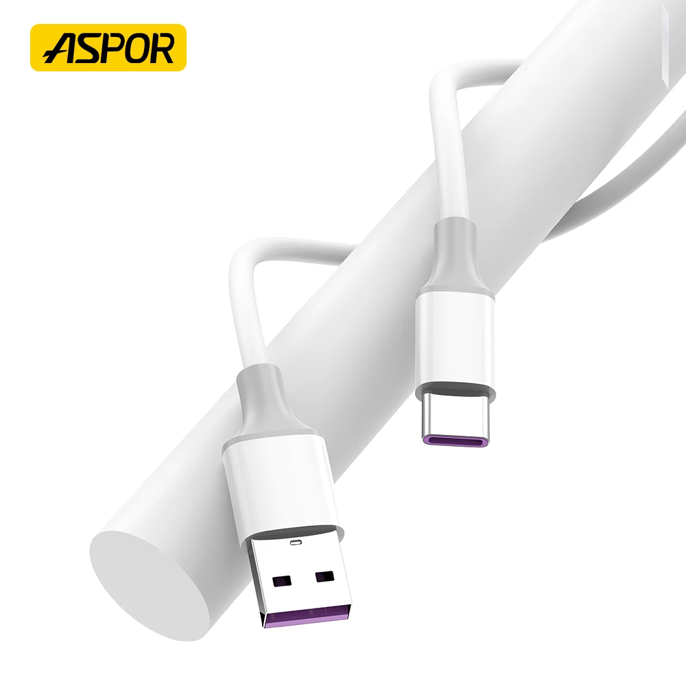 ASPOR Cheap Price  1M Micro 5A Super Fast Charging Data Cable  lightneing for Iphone Cable Usb Cable Type-c