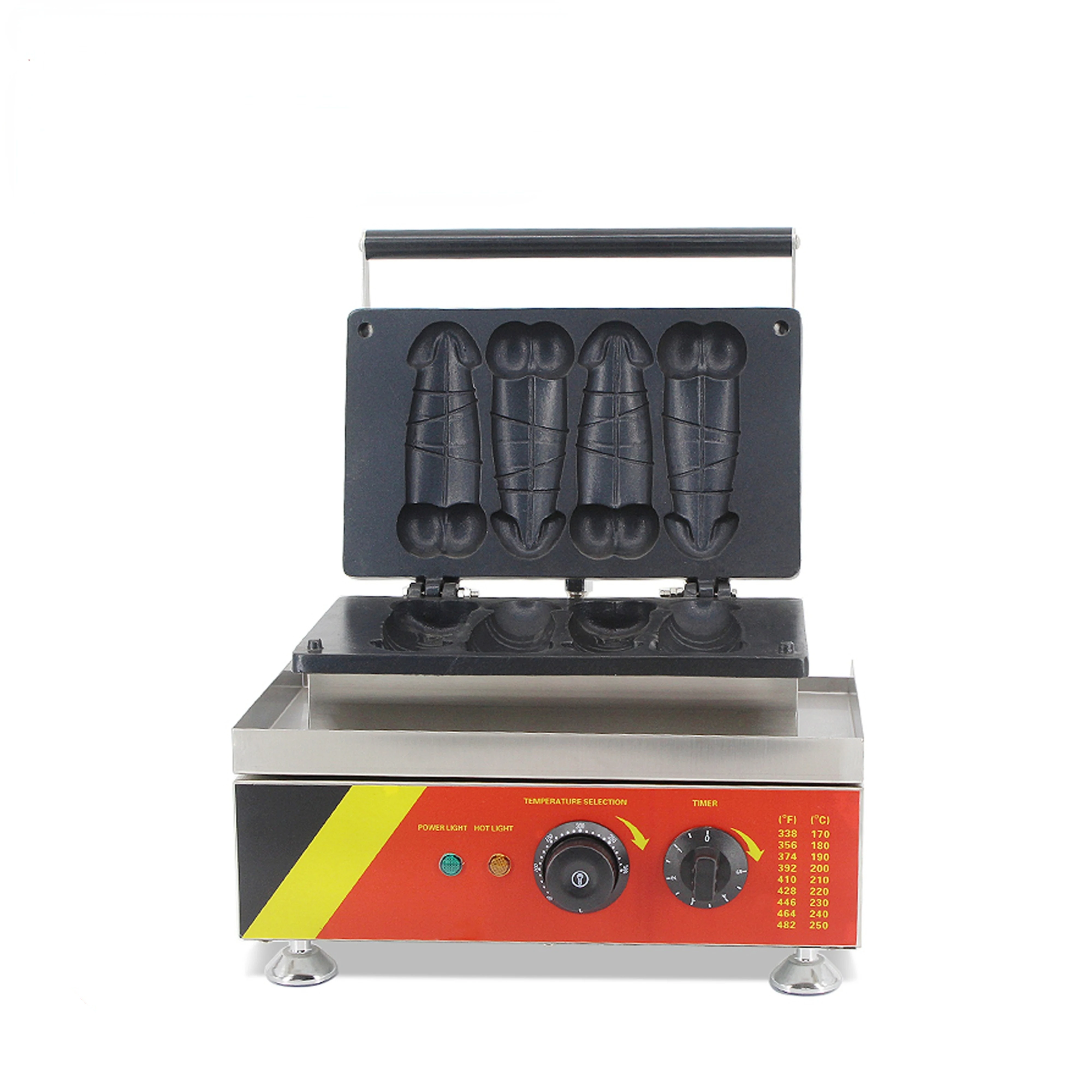 110V 220V china factory price latest penis shape electric waffle making machine with ce proved