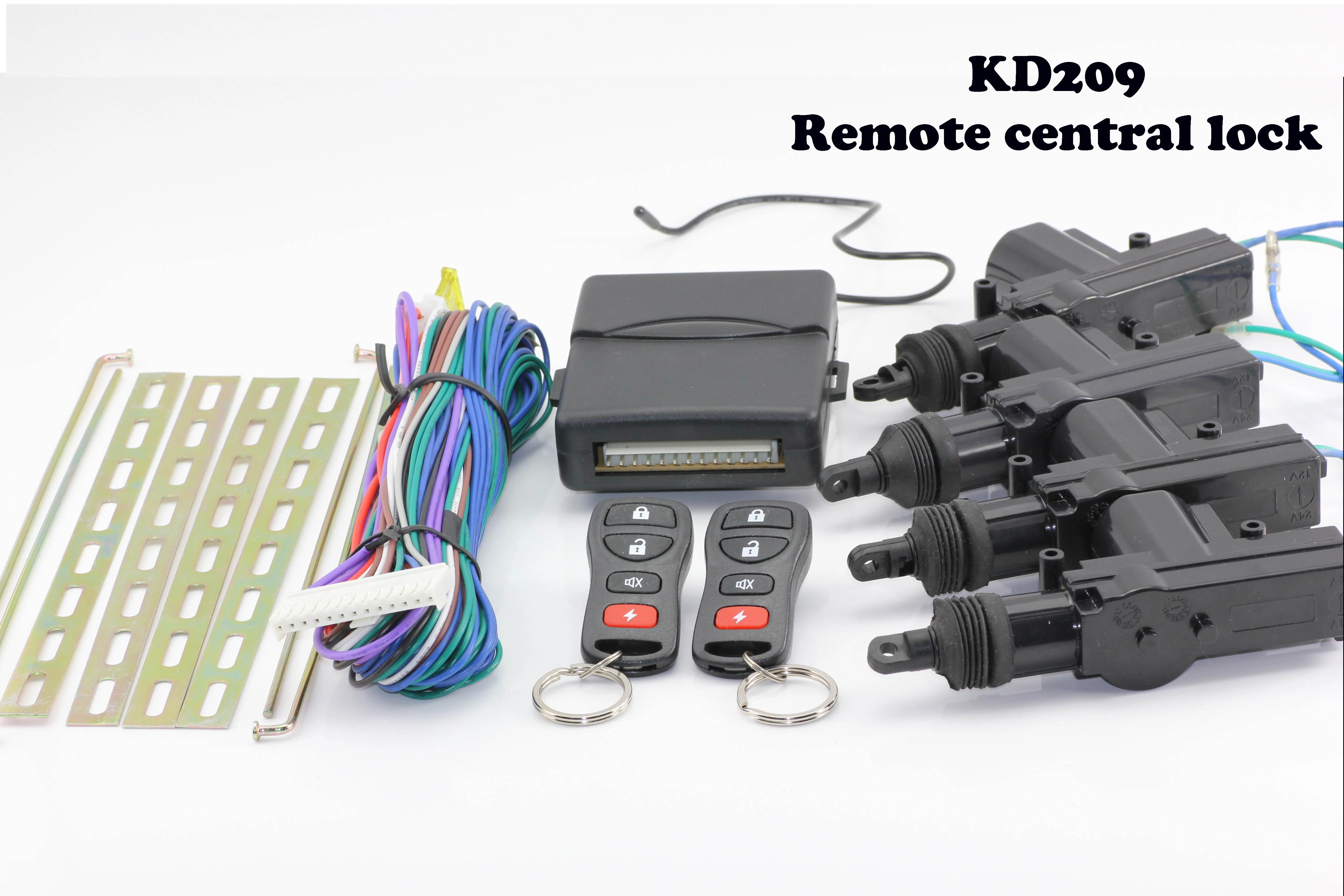 Popular wireless remote control lock unlock car door open kit center locking REMOTE CENTRAL DOOR LOCK KIT with actuators System