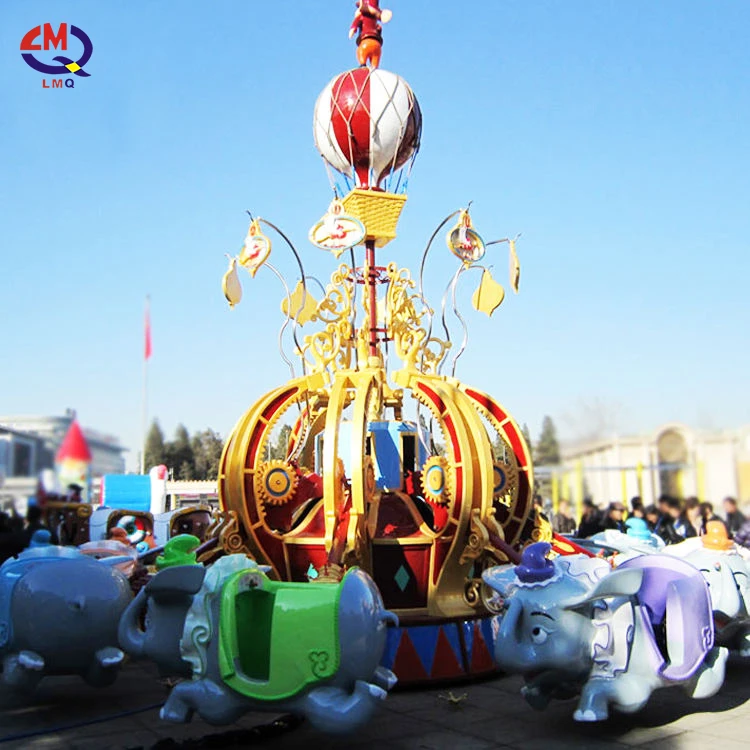 Limeiqi Play Amusement Equipment  Kids Rides Outdoor Indoor Playground Flying Elephant