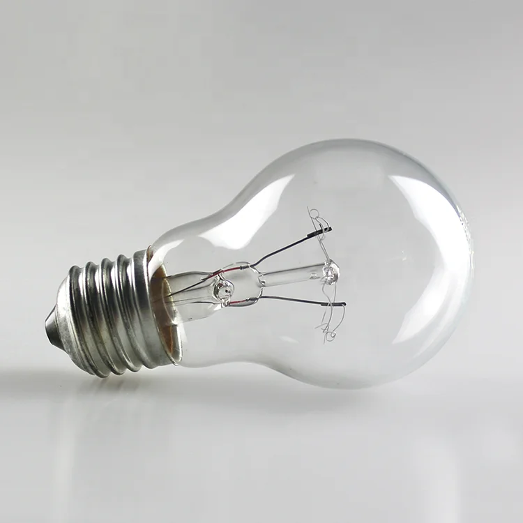 Hot Sale 25W 40W 60W 75W 100W 220V 230V OEM Color Box Bombilla Edison Light E27  B22 Incandescnet A19 Bulb , INC-A55