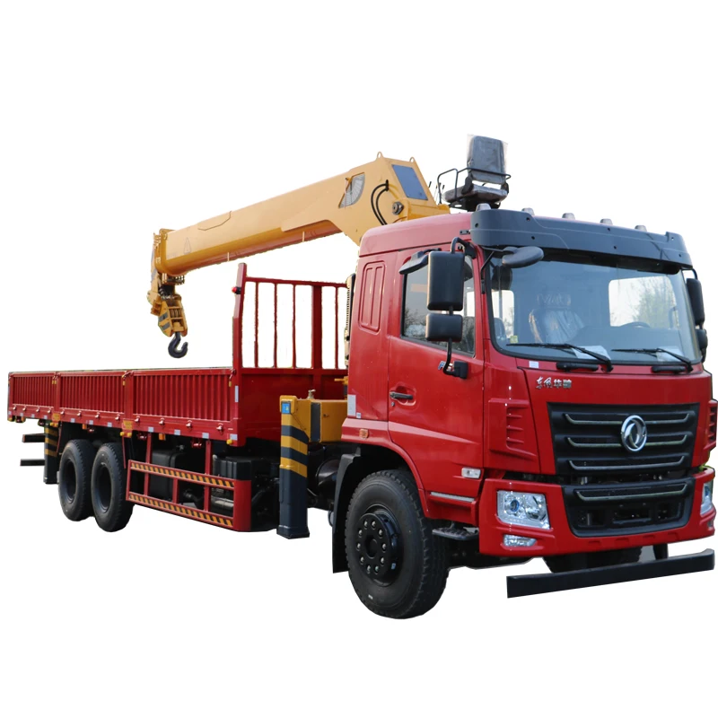 
12 ton straight arm hydraulic lorry mounted crane 