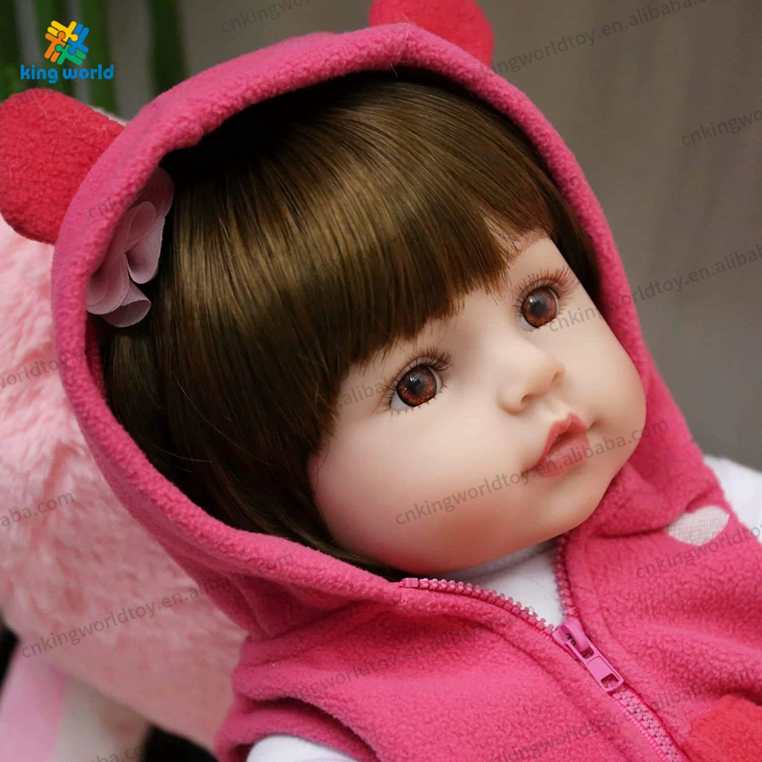 Soft Alive Realistic Newborn Full Body Princess Baby Dolls 18 inch Silicone Vinyl Real Toddler Girl Lifelike Reborn juguete