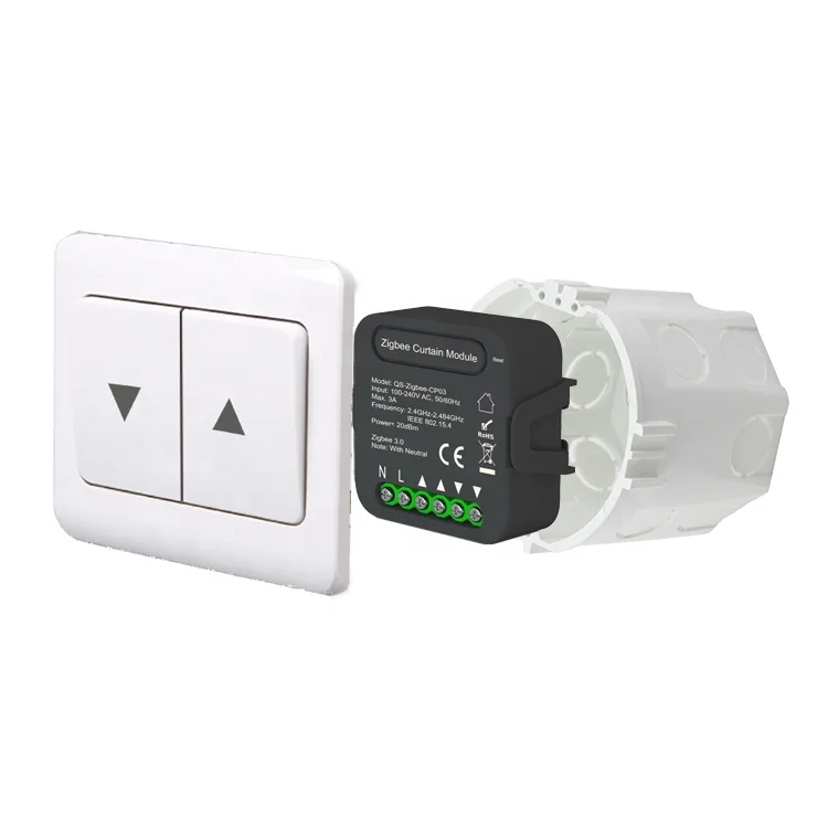 Недорогой домашний умный Zigbee 3 0 контроллер затвора роликового переключатель релейный модуль с пользовательским