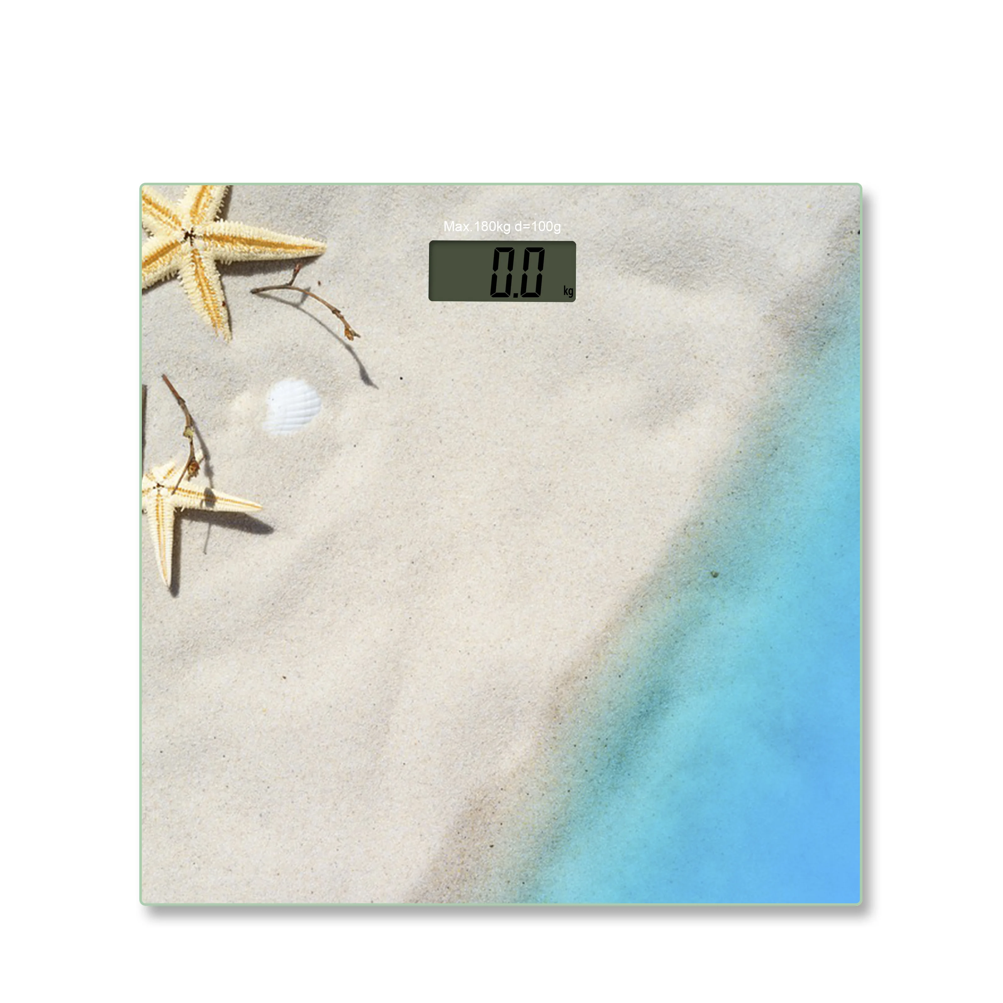 OEM design Electric body scale 200kg large capacity body fat smart scale tempered glass platform bathroom body scale