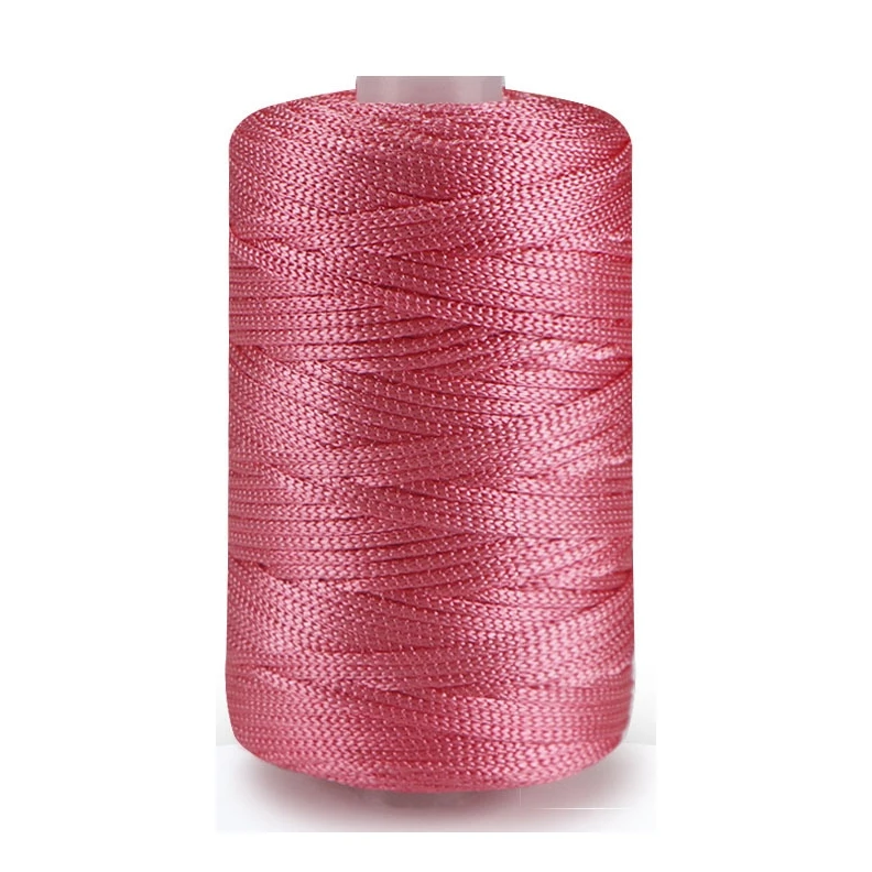 
High Quality Factory Sale High Tenacity 7s Count Flat Shiny Ice Thread Linen Yarn for Crochet 