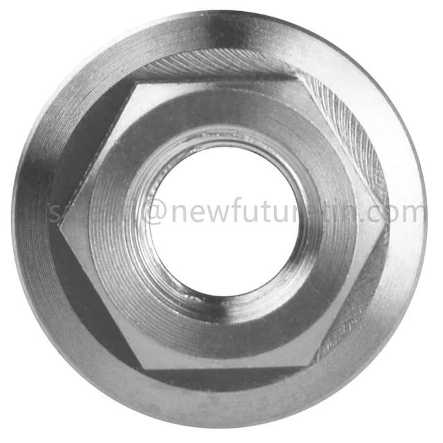 China Factory Supply Titanium  M5 M6 M8 M10 M12 M14 M16 DIN6923 Titanium Nut Bolt
