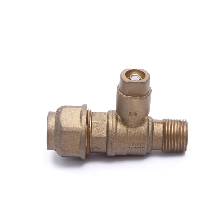 China Brass Ball Valve Full Port Forged Body for Water Meter PN25