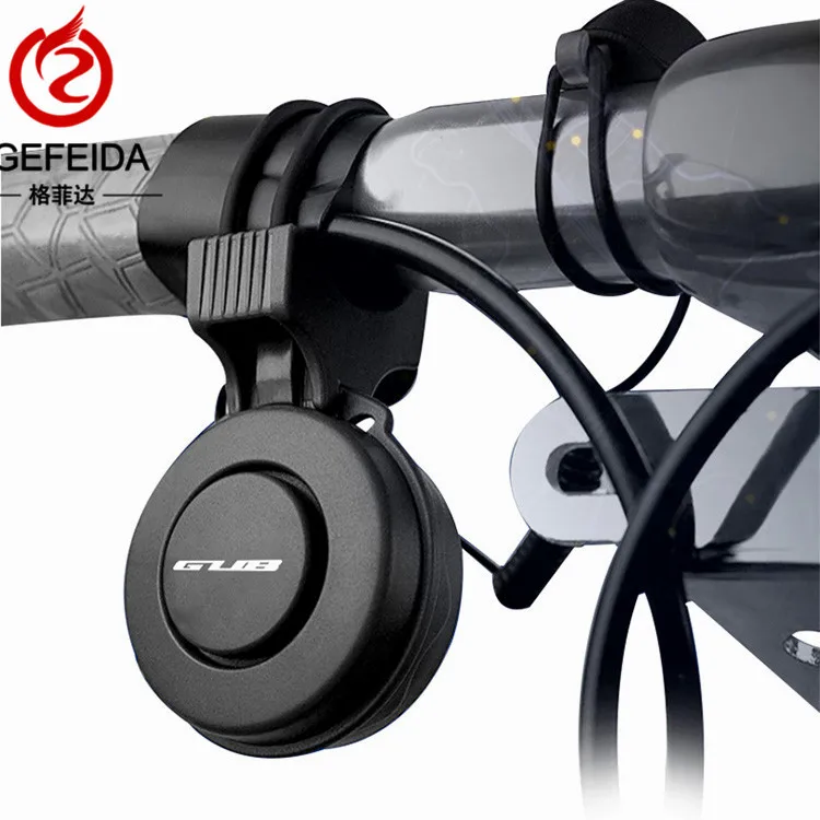 GUB Q-210S велосипедный Электрический гудок ABS + PC USB перезаряжаемое кольцо на руль горного велосипеда 4 звуковых сигнала