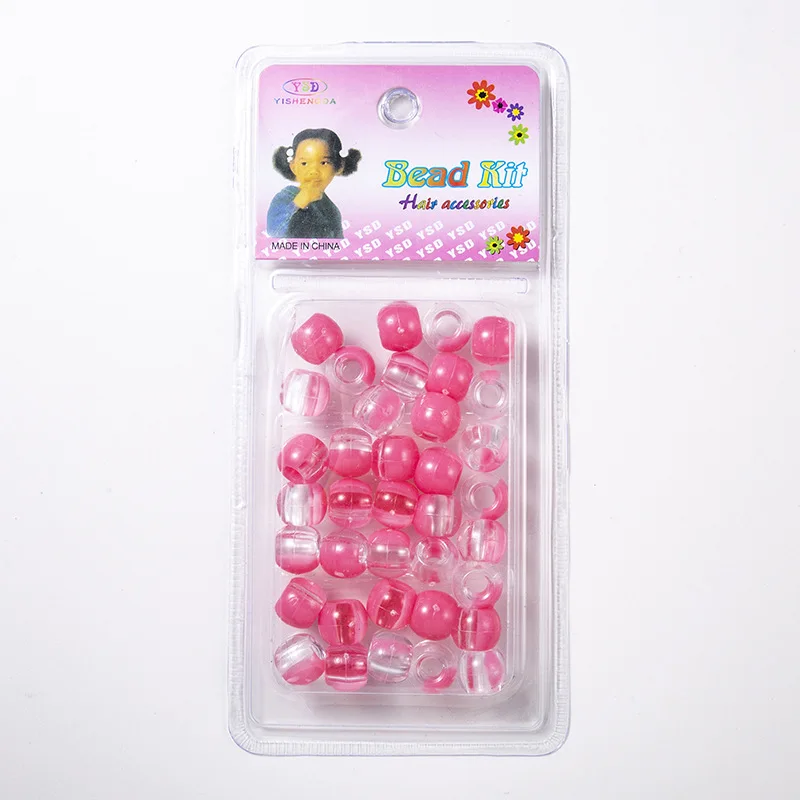 Hot Selling Hair Decorations Dreadlocks Beads Braid Locks Hair Beads Plastic Hair Beads