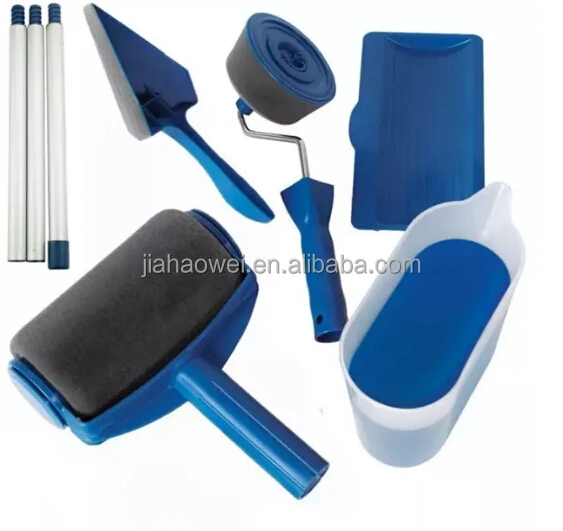 
Hot Selling Pro Runner Roller Brush Handle Tool Room Wall Painting Seamless Paint Roller Set 
