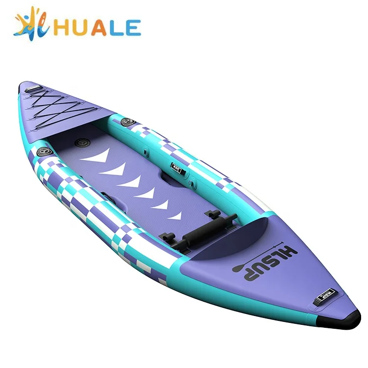 Wholesale Boat Kayak Inflatable Canoe 1 Person Inflatable Kayak Factory Price Directly