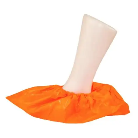 Hand-Made Disposable CPE Shoe Cover Anti-Skid Thickened Wear-Resistant Waterproof Feature Stocked Shoe Cover 10g weight