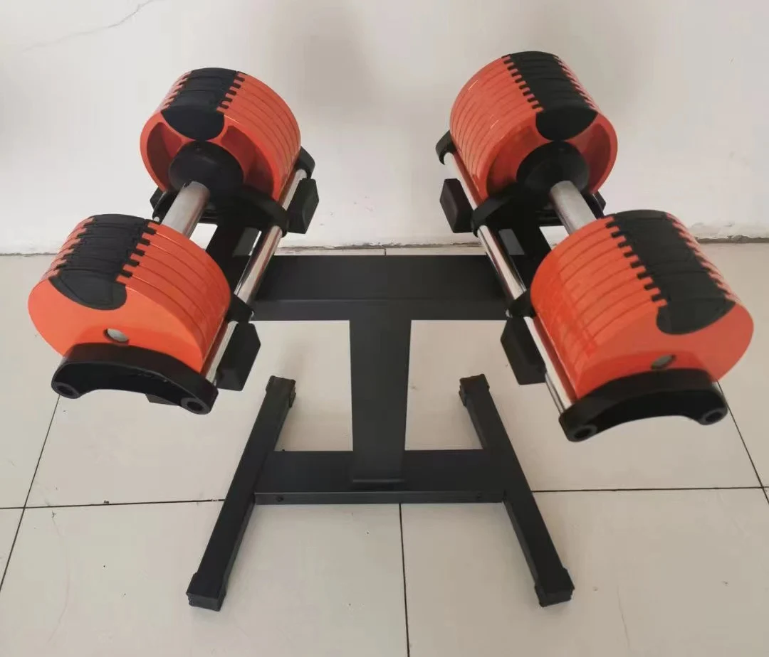 In Stock Ship Fitness Free Weights Barbell Dumbbells 44lb 70lb 80lb 90 lb 100lbs  Gym Equipment Adjustable Dumbbell Set
