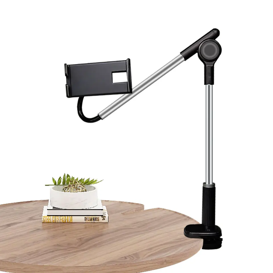 Пластиковая Гибкая настольная подставка для мобильного планшета, длинная гибкая Выдвижная рамка для кровати, вращающийся держатель для сотового телефона