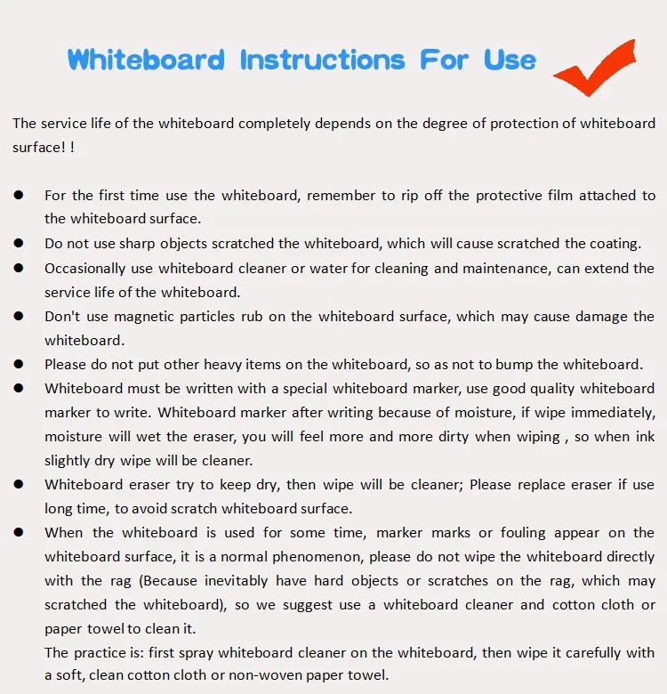 Portable Double Sides Writing Whiteboard Mini Educational School Magnetic Whiteboards For Office And Household