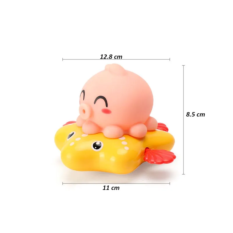 Cartoon Plastic Animal toy Octopus Swimming Wind Up Toys,Animal Baby Bath Toys for Kids