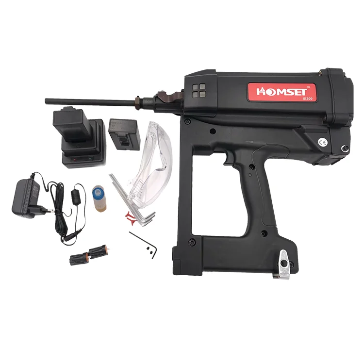 Automatic Gas Mounting gun for Insulation material fastening to concrete