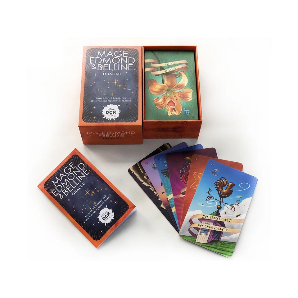 Film Lamination paper witchcraft oracle card tarot deck affirmation cards custom tarot card printing