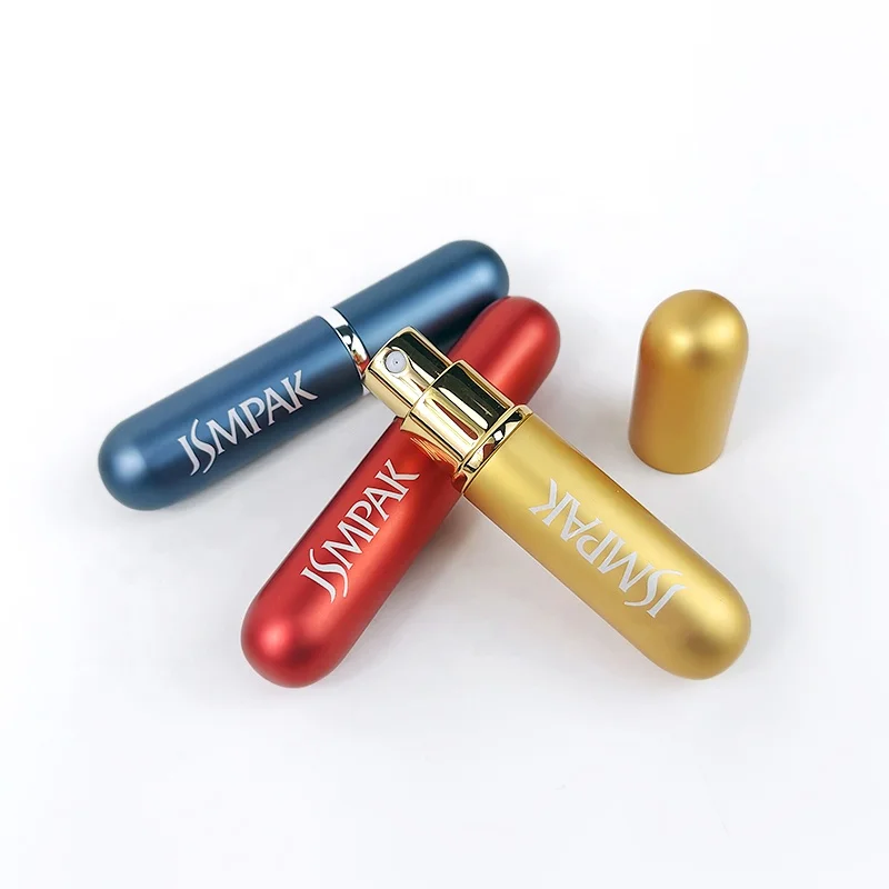 Custom Logo Luxury Refillable Travel Cosmetic Oral Spray Perfume Packaging With Small Mini Atomizer