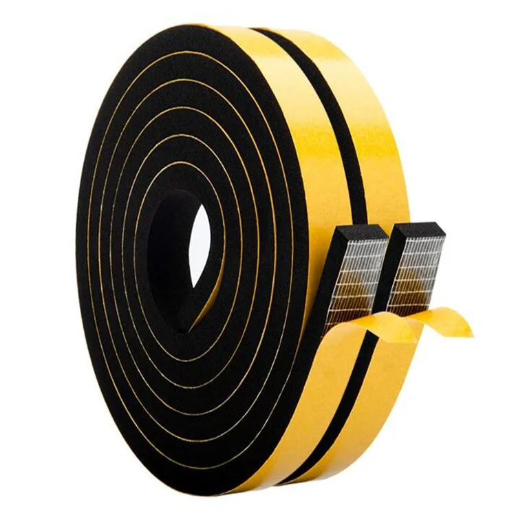 Mesh adhesive automotive foam tape EPDM weather stripping door seal strip
