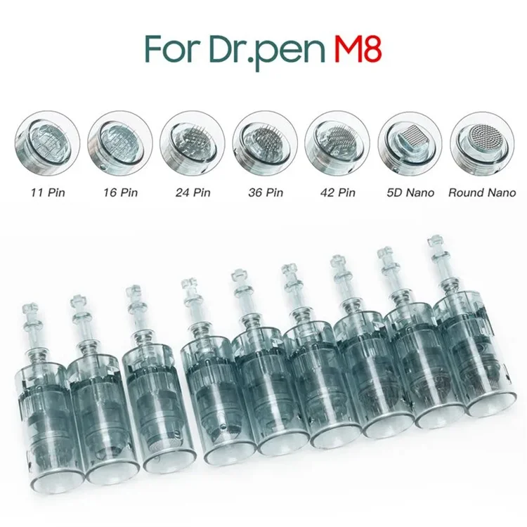 Disposable Sterile 11 16 24 36 Nano Dr Pen Ultima M8 Dermapen Needles Cartridge For Dr.pen Microneedling Pin Tip