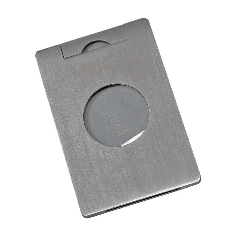 New Stainless Steel Metal Classic Cigar Cutter Guillotine Cigar Scissor Knife Square Shape Cigar Cutter