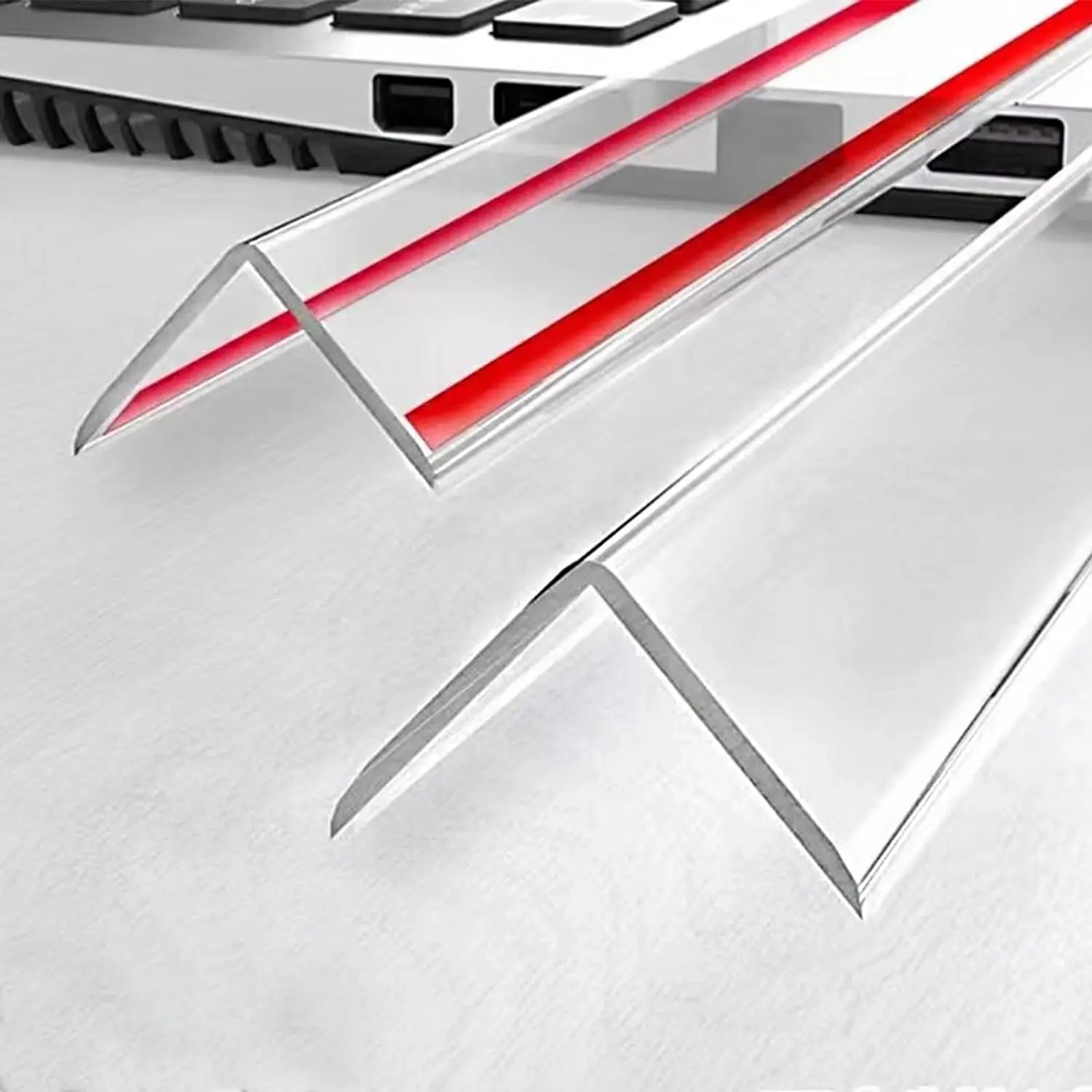 Clear Self-Adhesive Wall Corner Protectors Guards & Edge Protector for Baby Furniture Door Tables Sharp Furniture Easy to Instal