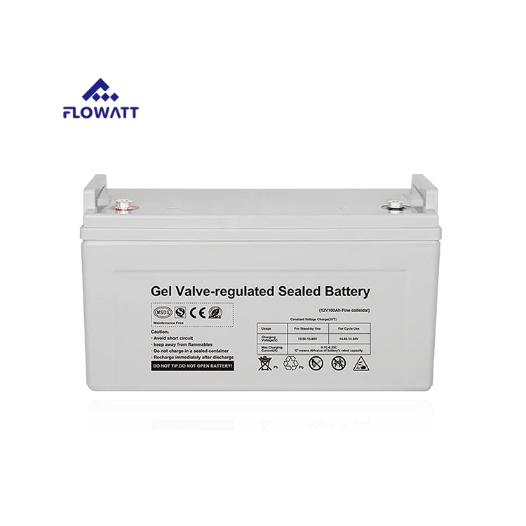 Аккумулятор Flowatt, постоянный аккумулятор 100ah, 12 В, гелевая батарея, солнечная батарея