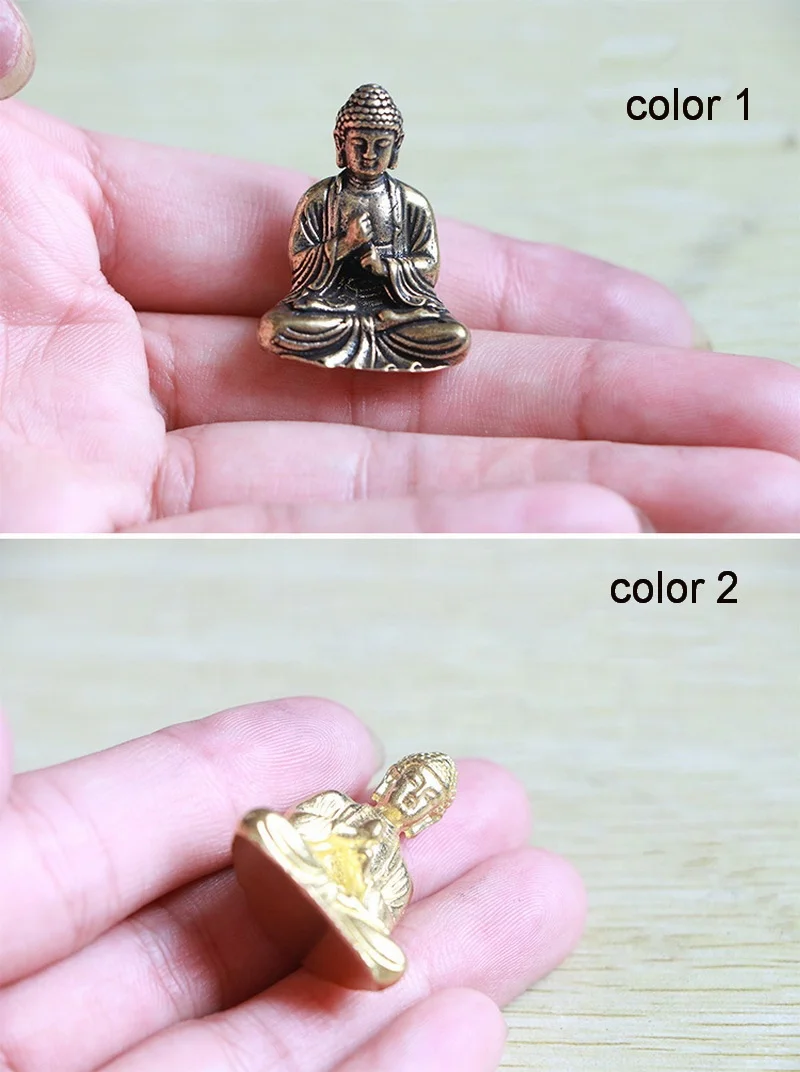 wholesale miniature brass buddha statue sakyamuni buddha car ornament hom decor