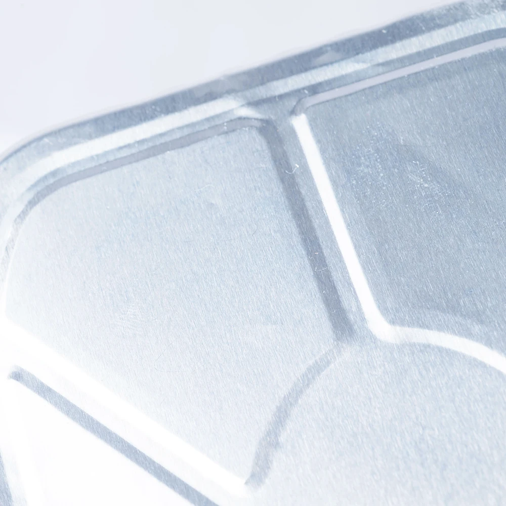 Cheap Silver Aluminium Foil Container 880ml Fast Food Storage Container Aluminum Foil Tray