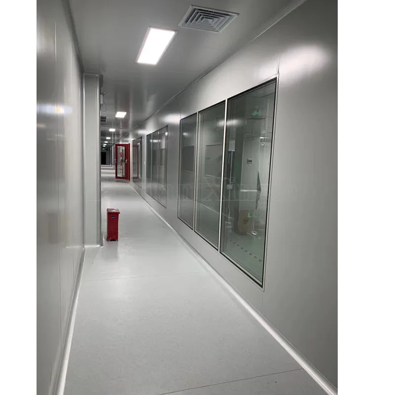Prefabricated clean room container gmp modular dust free wrokshop air shower cleanroom clean room pass box