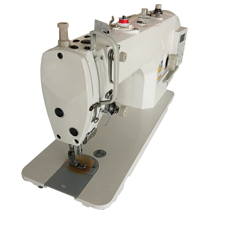 Electronic computerized high speed direct drive walking foot sewing machine