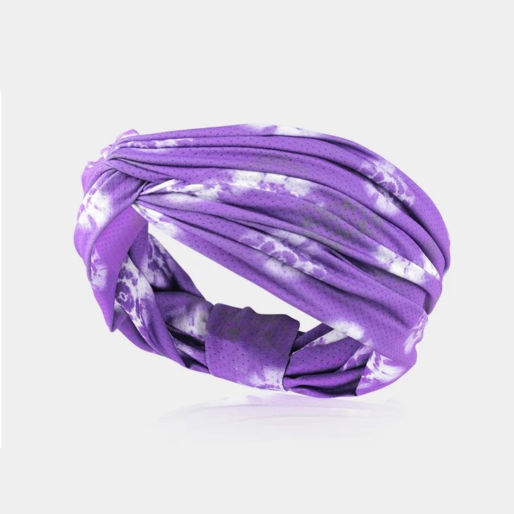 Ready to ship multi purpose ladies elastic embroidery hairband girls