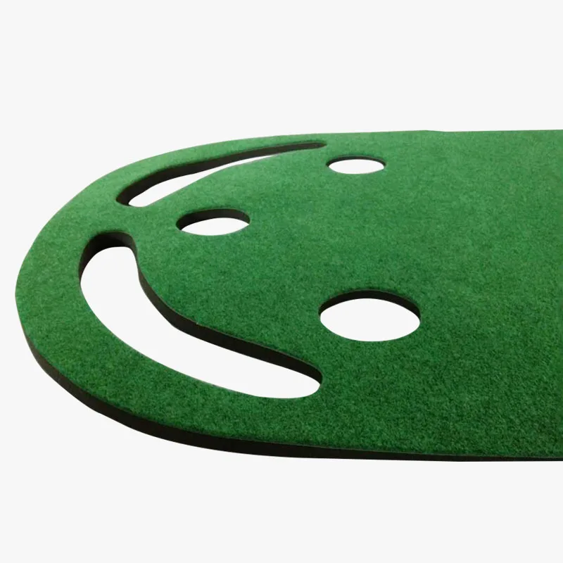 Wholesale 3 holes indoor outdoor mini golf putting green Practicing putting green